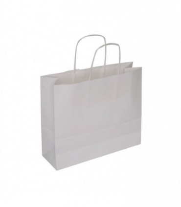 BOLSA PAPEL 24+10X22 CEL. BLANCO