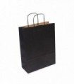 BOLSA PAPEL 24+10X32 KRAFT NEGRO