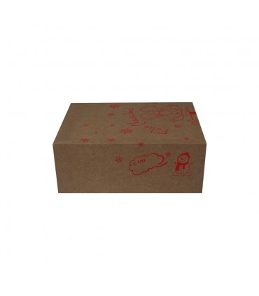 CAJA CARTON 30X22X12 RENO ROJO