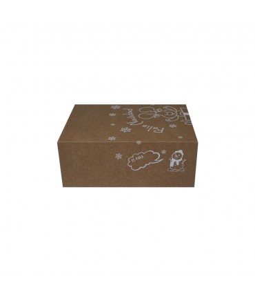 CAJA CARTON 30X22X12 RENO BLANCO