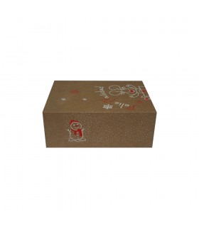 CAJA CARTON 30X22X12 RENO NAVIDAD