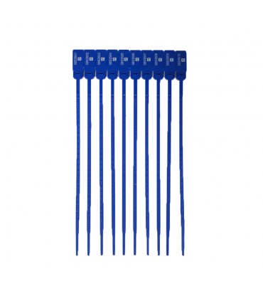 BOLSA 100 PRECINTOS 385 MM SOLRACK3 AZUL