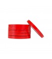 CINTA PVC ADHESIVO SOLVENTE 66m.x12mm. ROJO